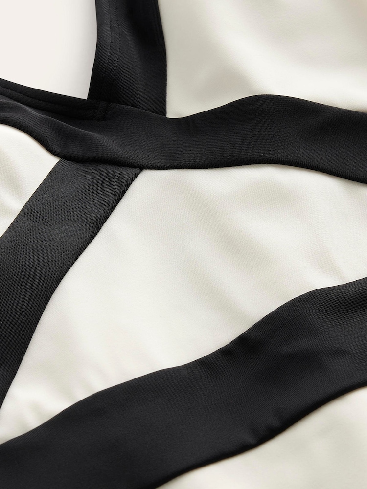 Boden Cream Kefalonia Halterneck Swimsuit - Image 6 of 6