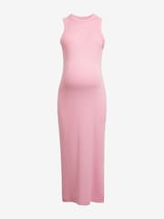 Pink - Umstandsmode Geripptes Kleid - Bild 5 von 7