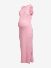 Pink - Umstandsmode Geripptes Kleid - Bild 6 von 7