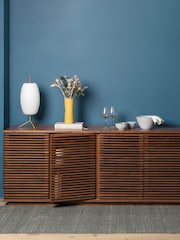 HEAL'S Brown Verona Large 4 Door Sideboard - Image 2 of 2