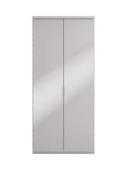 Wiemann Peyton Grey Glass Semi Fitted Double Wardrobe - Image 2 of 7