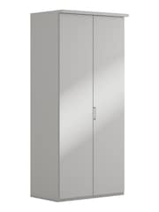 Wiemann Peyton Grey Glass Semi Fitted Double Wardrobe - Image 3 of 7