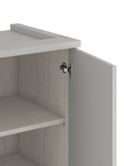Wiemann Peyton Grey Glass Semi Fitted Double Wardrobe - Image 7 of 7