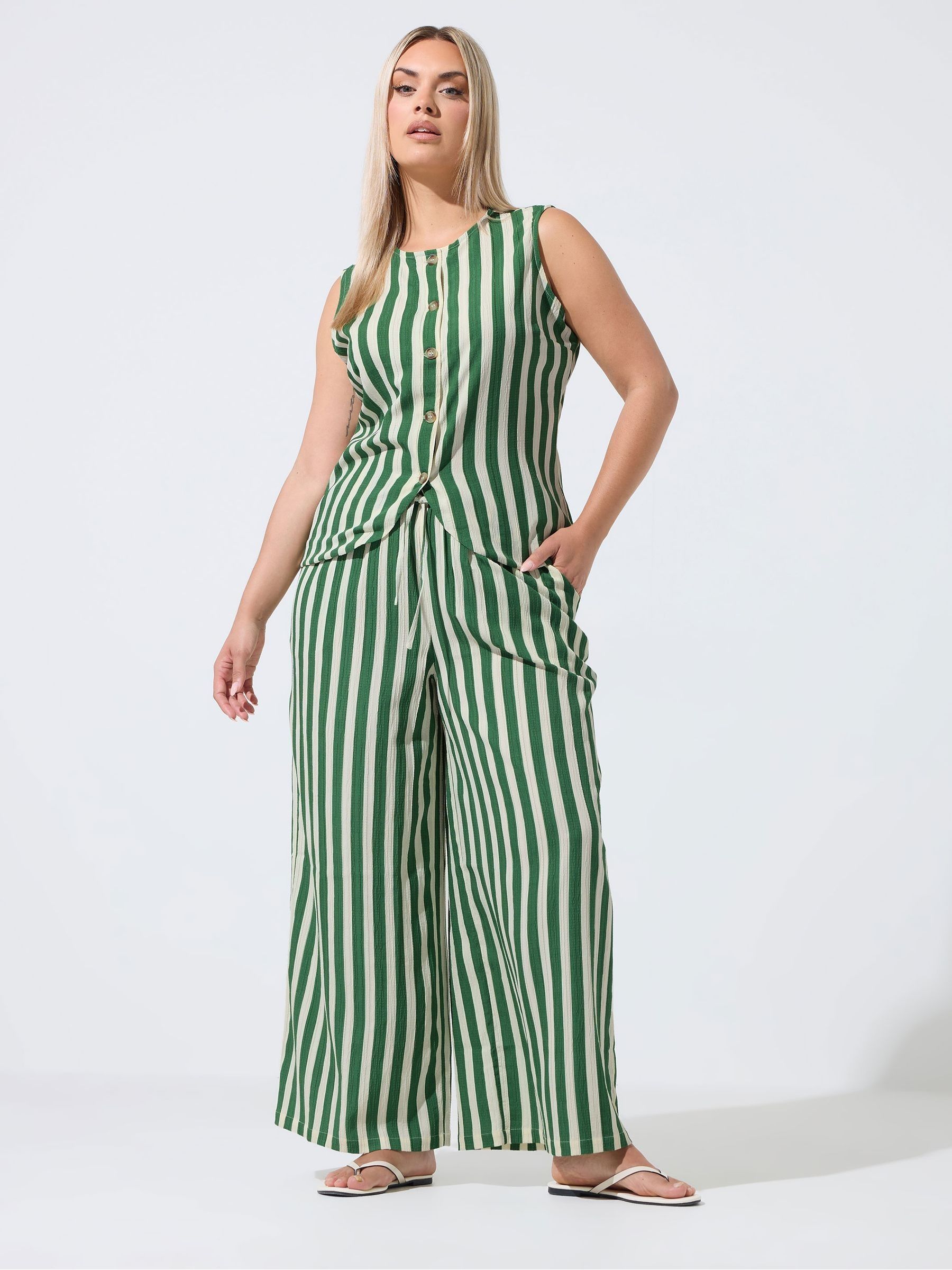 Buy Yours Curve Green Limited Waistcoat from Next USA