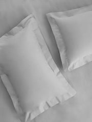 Set of 2 Grey Easy Care Polycotton Pillowcases - Image 2 of 4