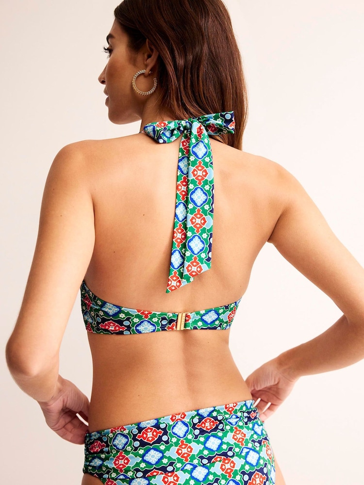 Grün - Boden Levanzo Bikini-Top mit Neckholder, Blau - Bild 2 von 6