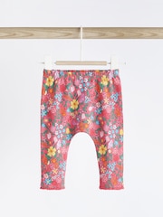 Coral Pink Baby Top And Leggings Set - Image 5 of 12