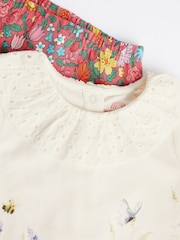 Coral Pink Baby Top And Leggings Set - Image 8 of 12