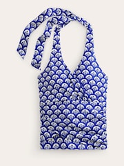 Boden Blue Levanzo Halter Tankini Top - Image 5 of 6