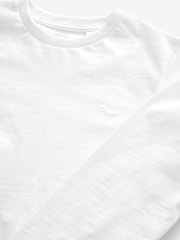 White Long Sleeve Plain T-Shirt (3mths-7yrs) - Image 3 of 3