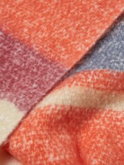 FatFace Red Suzie Stripe Scarf - Image 2 of 2