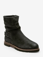 Black Regular/Wide Fit Forever Comfort® Leather Weekend Ankle Boots - Image 4 of 6