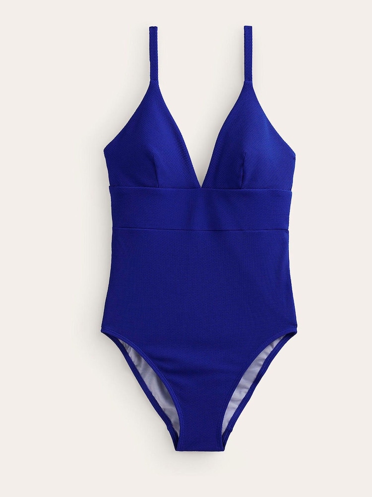 Boden Purple/blue Arezzo V-Neck Panel Swimsuit - Image 5 of 6