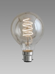 4.5W LED BC Retro Spiral Globe Dimmable Light Bulb - Image 1 of 2