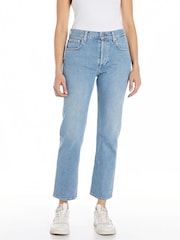 Replay Light Blue Denim Maijke Straight Fit Jeans - Image 1 of 3