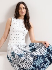 Phase Eight White Chiara White Dress - Image 4 of 7