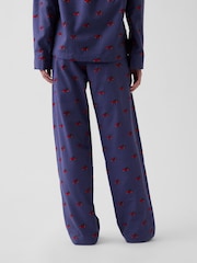 Gap Navy Christmas Truck Matching Family Flannel Pyjama Bottoms - Image 3 of 5