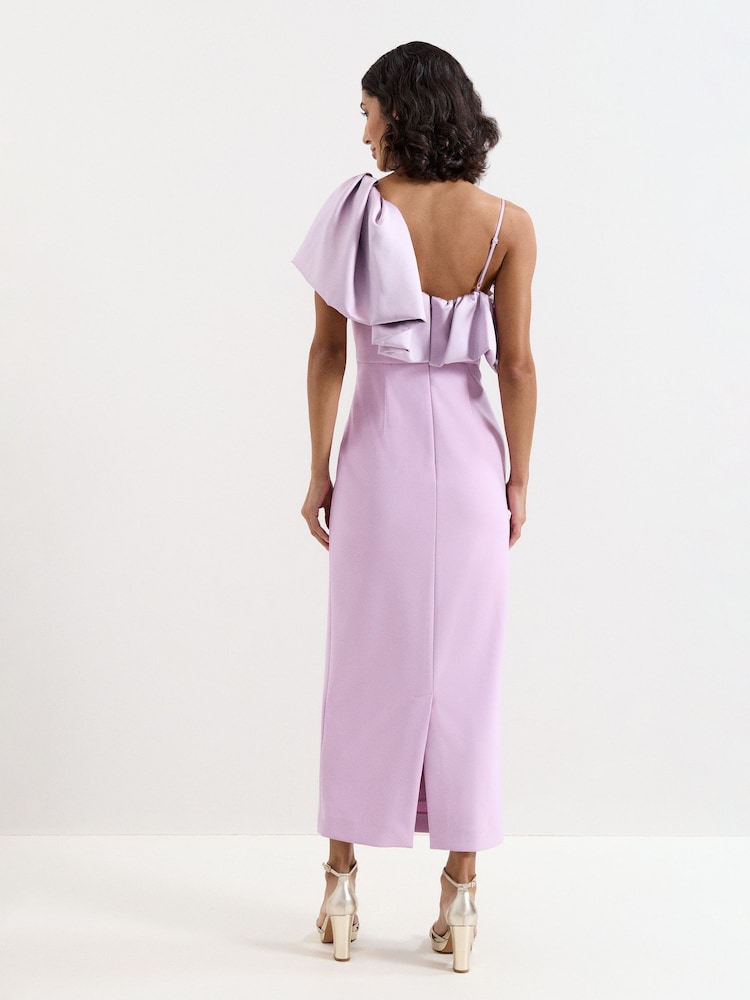 Phase Eight Purple Onessa Midi Dress - Image 2 of 7 Phase Eight Purple Onessa Midi Dress - Image 2 of 7