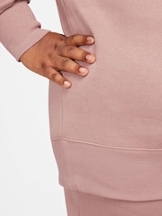 Nike Brown Oversized Curve Crew Sweatshirt - Image 5 of 6