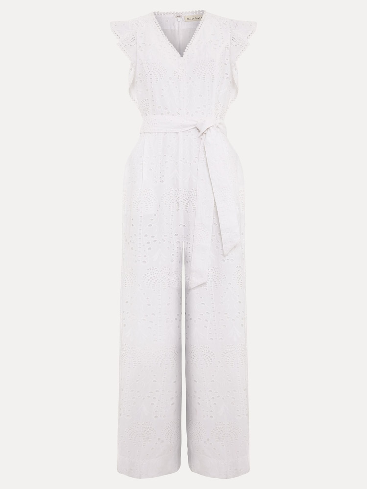 Phase Eight White Talulah Jumpsuit - Image 7 of 7 Phase Eight White Talulah Jumpsuit - Image 7 of 7