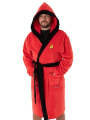 Vanilla Underground Red Star Trek Adult Dressing Gown - Image 3 of 5