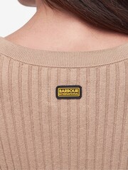 Barbour® International Metor Chevron Rib Knitted Jumper - Image 6 of 8