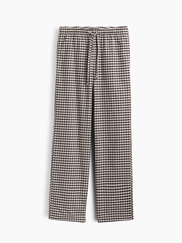 Vichymuster, braun - Gap Pyjamahose aus Flanell - Bild 1 von 1