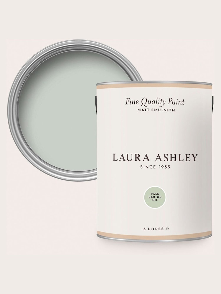 Laura Ashley Pale Eau de Nil Green Matt Emulsion 5LT Paint - Image 1 of 1