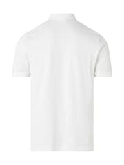 Calvin Klein White Slim Stretch Pique Polo Shirt - Image 5 of 6