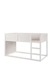 Aspire Furniture White Hideout Reversible Midsleeper Wooden Children's Bed Frame with Memory Foam Mattress - Image 5 of 7