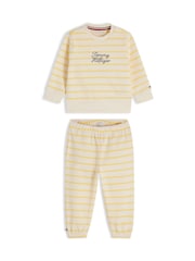 Tommy Hilfiger Yellow Rope Logo Sweatshirt And Joggers Set - Image 1 of 3