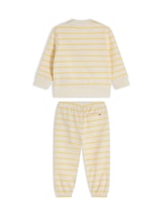 Tommy Hilfiger Yellow Rope Logo Sweatshirt And Joggers Set - Image 2 of 3
