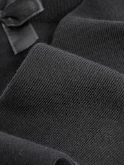 Black 2 Pack Cotton Rich Bow Knee High Socks - Image 4 of 4