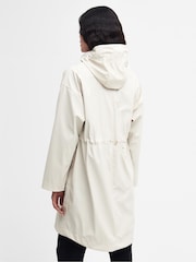 Barbour International® White Conrad Showerproof Hooded Jacket - Image 2 of 7