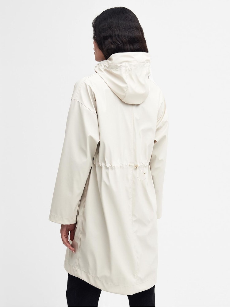 Barbour International® White Conrad Showerproof Hooded Jacket - Image 2 of 7