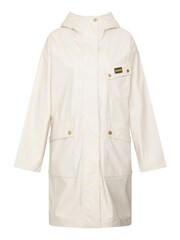 Barbour International® White Conrad Showerproof Hooded Jacket - Image 6 of 7