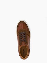 Dune London Natural Twickenham Perforated Trainers - Image 4 of 4