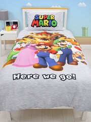 Character World Nintendo Here We Go Duvet Set - Image 1 of 3