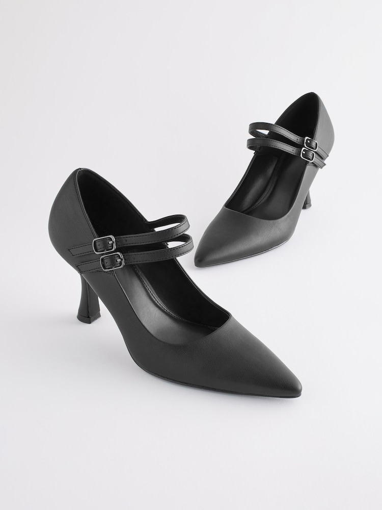 črna - Koničasti čevlji s peto Forever Comfort® Mary Jane - Slika 2 iz 6 črna - Koničasti čevlji s peto Forever Comfort® Mary Jane - Slika 2 iz 6