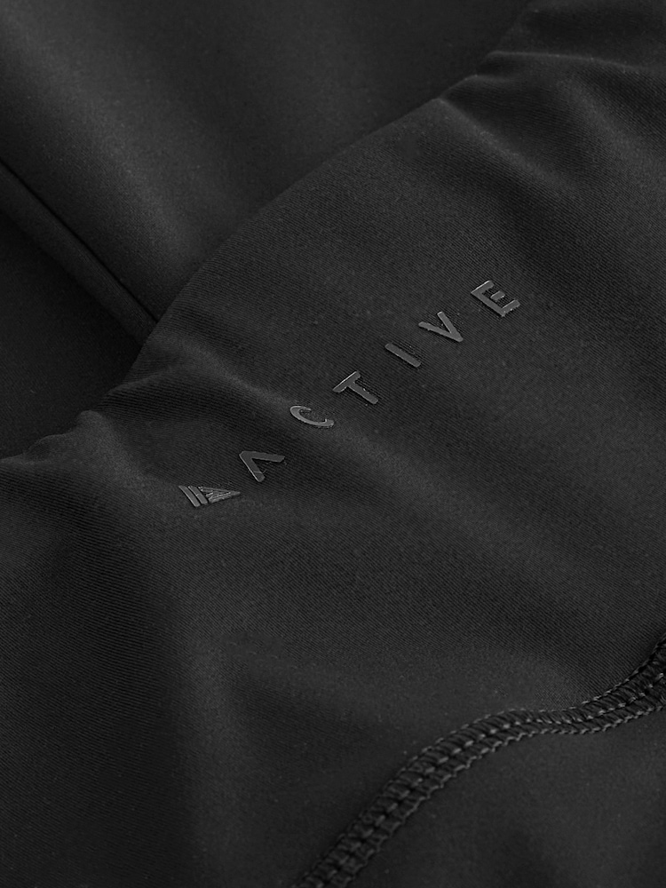 Black/White Supersoft Everyday Sports Leggings - Image 6 of 6