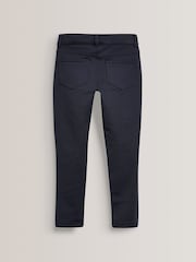 Navy Regular Length Jersey Stretch Skinny School Trousers (3-18yrs) - Image 6 of 7