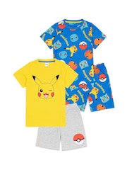 Vanilla Underground Yellow Boys Pokémon Pyjamas 2 Pack - Image 1 of 8