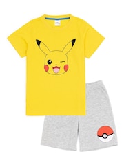 Vanilla Underground Yellow Boys Pokémon Pyjamas 2 Pack - Image 2 of 8