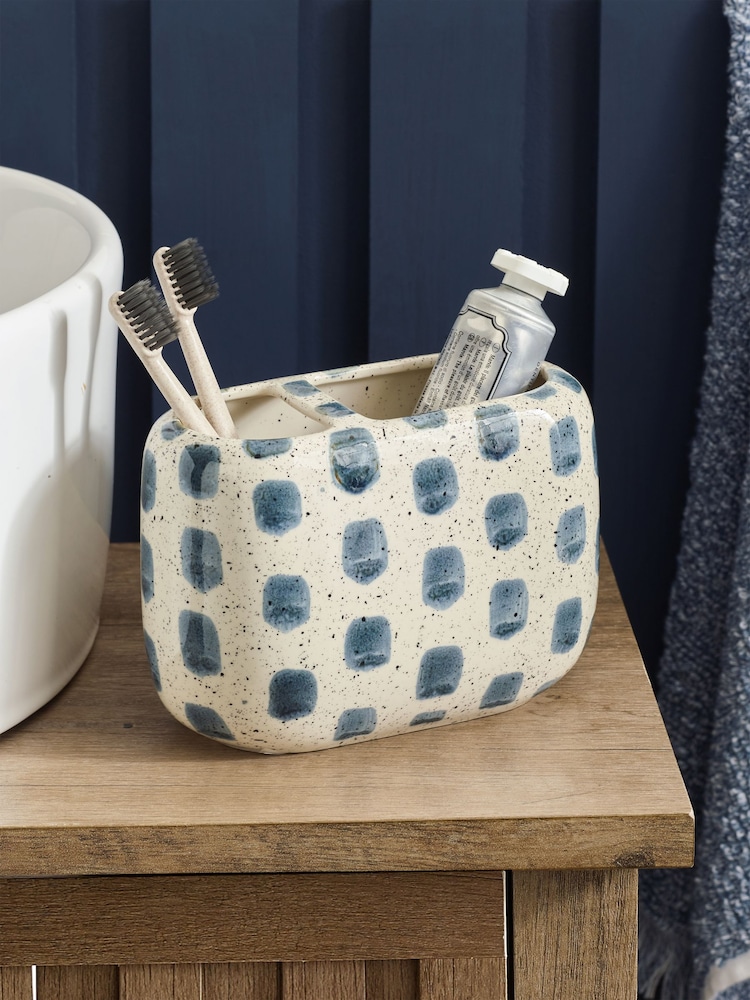 Blue Spot Toothbrush Tidy - Image 1 of 4