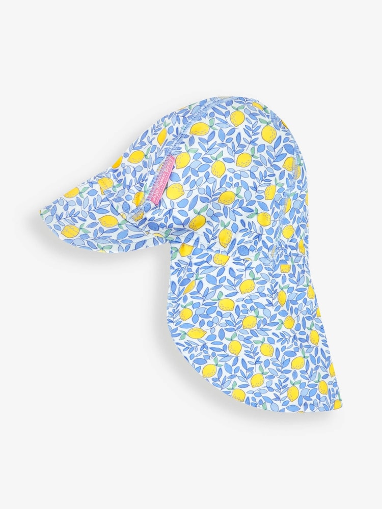 JoJo Maman Bébé Blue Lemon Sun Protection Hat - Image 4 of 5