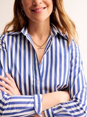 Boden Blue Sienna 100% Cotton Shirt - Image 5 of 6