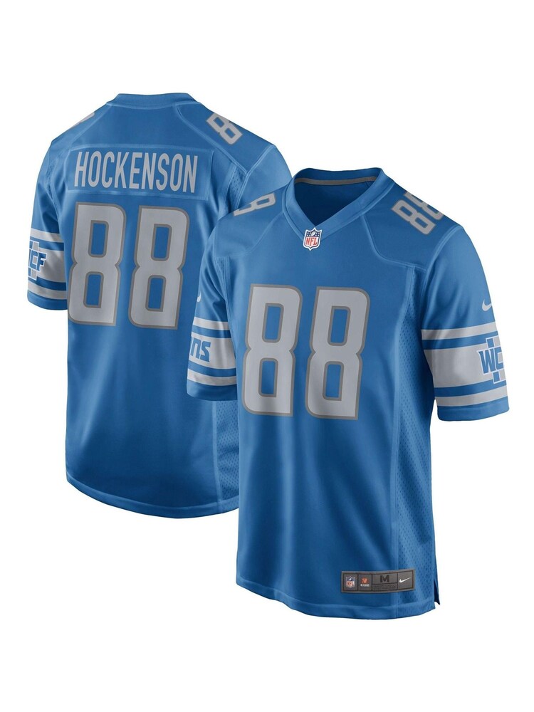 Nike Blue NFL Detroit Lions Home Game Jersey - TJ Hockenson - Image 1 of 3