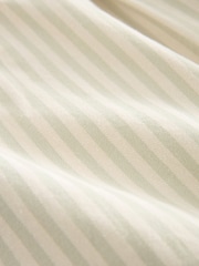 Sage Green and White Stripe Cotton Shacket - Image 5 of 5