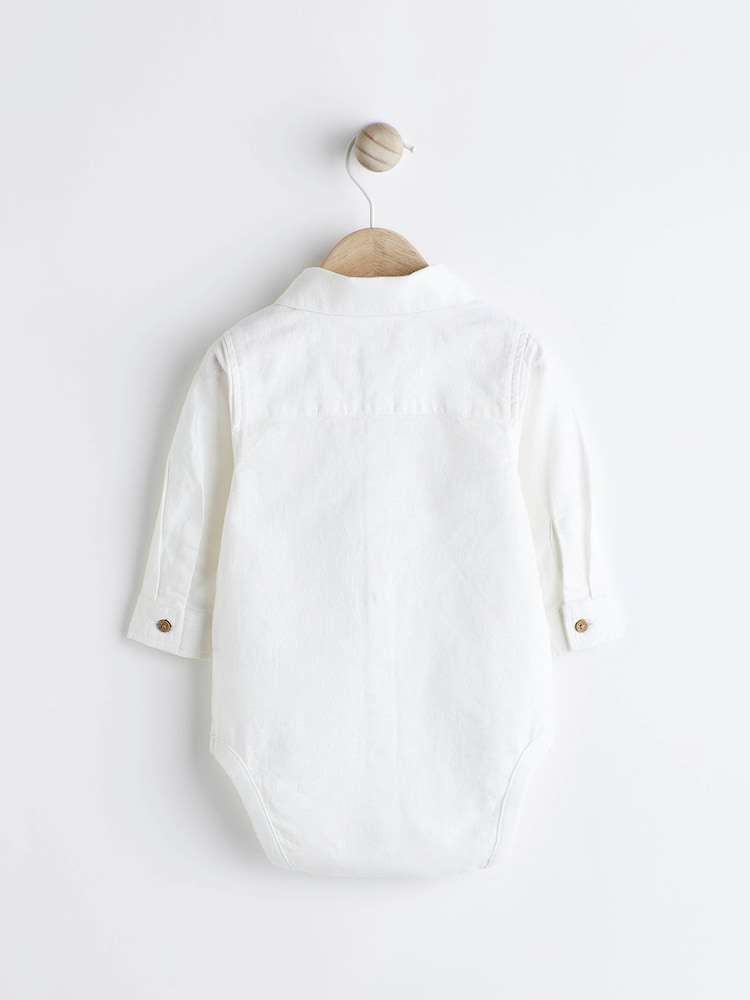 Bílá - Tkané Ložní prádlo Mix Shirt Miminko Body - Image 2 of 6