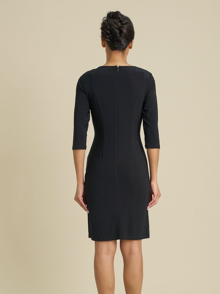 Gina Bacconi Black Tamaryn Gold Detail Dress - Image 2 of 5 Gina Bacconi Black Tamaryn Gold Detail Dress - Image 2 of 5